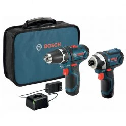 Cheapest ๐ Bosch CLPK22-120 12V Lithium-Ion 3/8 In. Drill Driver And Impact Driver Combo Kit โญ
