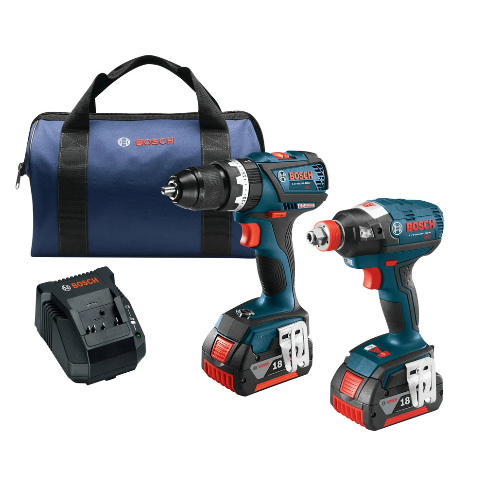 Best deal 🤩 Bosch CLPK251-181 18V 4.0 Ah Cordless Lithium-Ion EC Brushless Impact Driver And Drill Driver Combo Kit 👏 1 Best deal 🤩 Bosch CLPK251-181 18V 4.0 Ah Cordless Lithium-Ion EC Brushless Impact Driver And Drill Driver Combo Kit 👏