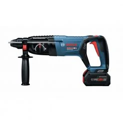 Promo 🛒 Bosch GBH18V-26DK24 Bulldog 18V EC Brushless Lithium-Ion 1 In. Cordless SDS-plus Rotary 🔨 Hammer Kit With 2 Batteries (8 Ah) 🎉 -Bosch Store bshngbh18v 26dk24 b