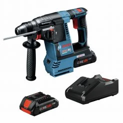 Buy 🛒 Bosch GBH18V-26K25 Bulldog 18V Brushless Lithium-Ion 1 In. Cordless SDS-plus Rotary 🔨 Hammer Kit With 2 Batteries (4 Ah) 🎉