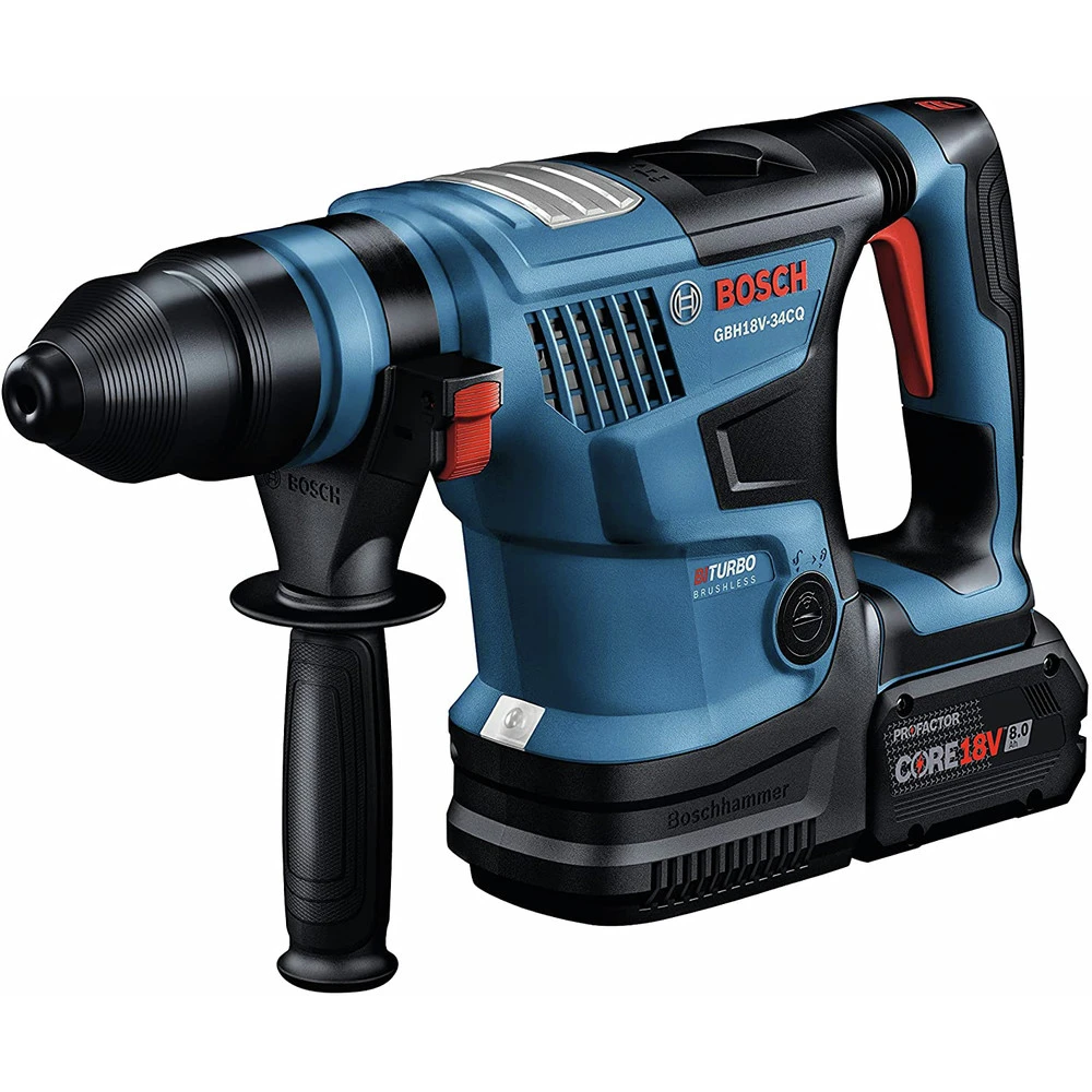 Outlet โ Bosch GBH18V-34CQB24 PROFACTOR 18V Bulldog Brushless Lithium-Ion 1-1/4 In. Cordless Connected-Ready SDS-Plus Rotary ๐จ Hammer Kit With 2 Batteries (8 Ah) โญ 2 Outlet โ Bosch GBH18V-34CQB24 PROFACTOR 18V Bulldog Brushless Lithium-Ion 1-1/4 In. Cordless Connected-Ready SDS-Plus Rotary ๐จ Hammer Kit With 2 Batteries (8 Ah) โญ - Image 2