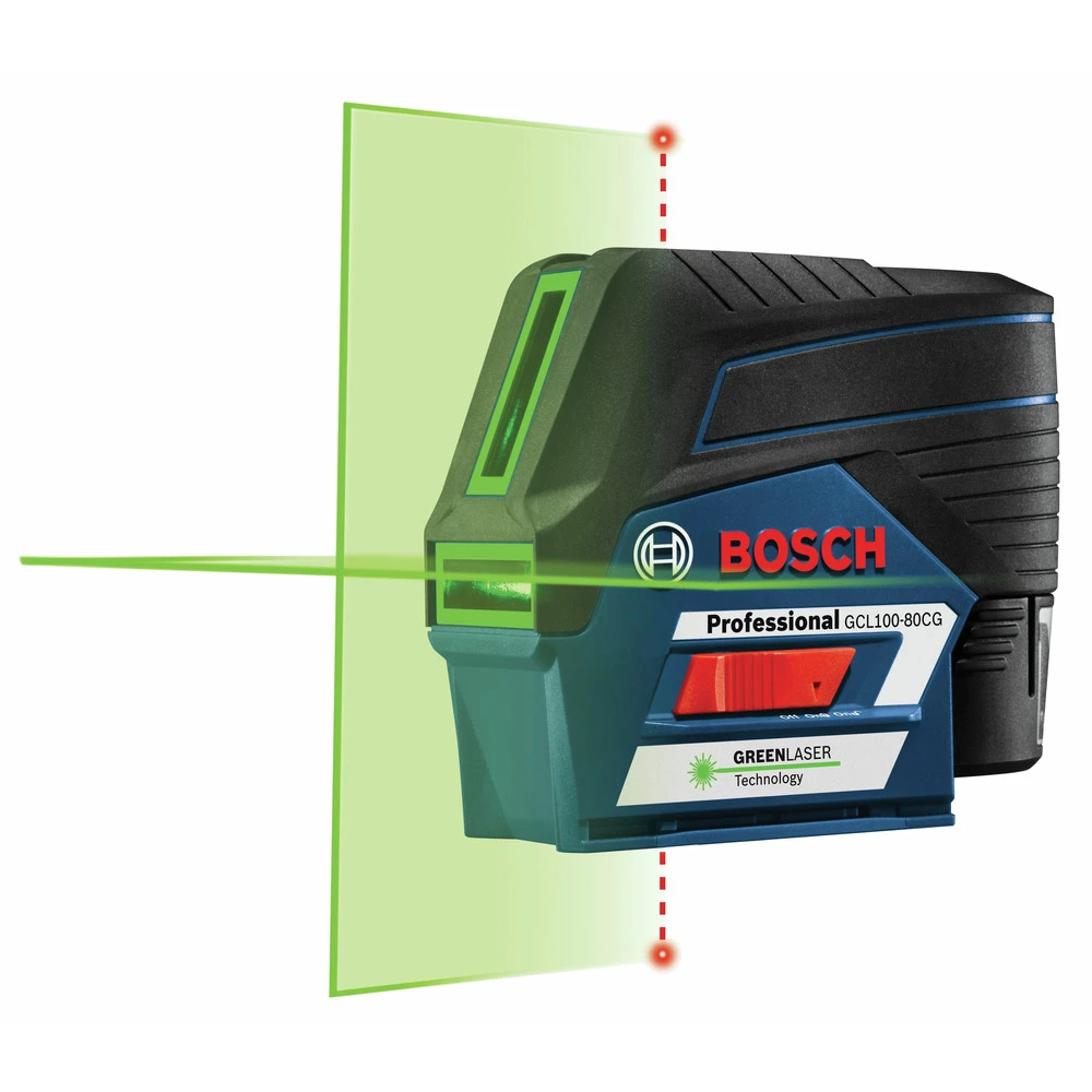 Outlet 🛒 Bosch GCL100-80CG 12V Green-Beam Cross-Line Laser With Plumb Points 🎉 2 Outlet 🛒 Bosch GCL100-80CG 12V Green-Beam Cross-Line Laser With Plumb Points 🎉 - Image 2
