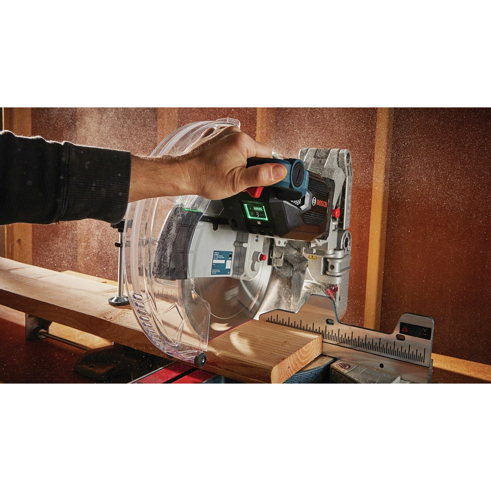 Best Sale ๐งจ Bosch GCM18V-12GDCN PROFACTOR 18V Cordless 12 In. Dual-Bevel Glide Miter Saw With BiTurbo Brushless Technology (Tool Only) ๐ 3 Best Sale ๐งจ Bosch GCM18V-12GDCN PROFACTOR 18V Cordless 12 In. Dual-Bevel Glide Miter Saw With BiTurbo Brushless Technology (Tool Only) ๐ - Image 3