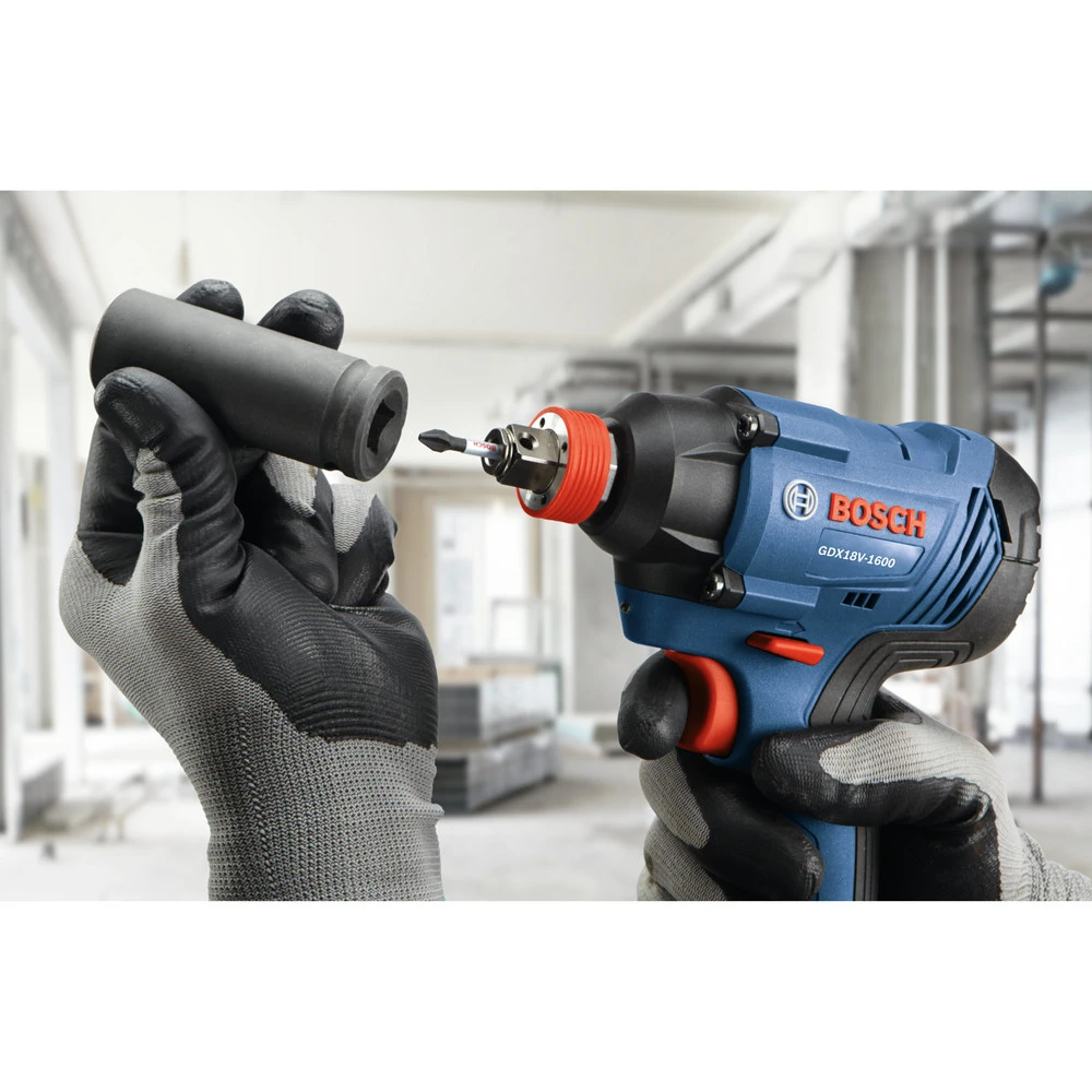 Best deal ๐ Bosch GDX18V-1600B12 18V Freak Lithium-Ion 1/4 In. And 1/2 In. Cordless Two-In-One Bit/Socket Impact Driver Kit (2 Ah) โค๏ธ 9 Best deal ๐ Bosch GDX18V-1600B12 18V Freak Lithium-Ion 1/4 In. And 1/2 In. Cordless Two-In-One Bit/Socket Impact Driver Kit (2 Ah) โค๏ธ - Image 9