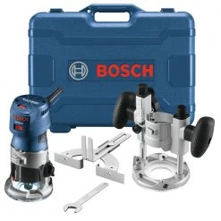 Cheapest ❤️ Bosch GKF125CEPK Colt 7 Amp 1.25 HP Variable-Speed Palm Router Combo Kit 🤩