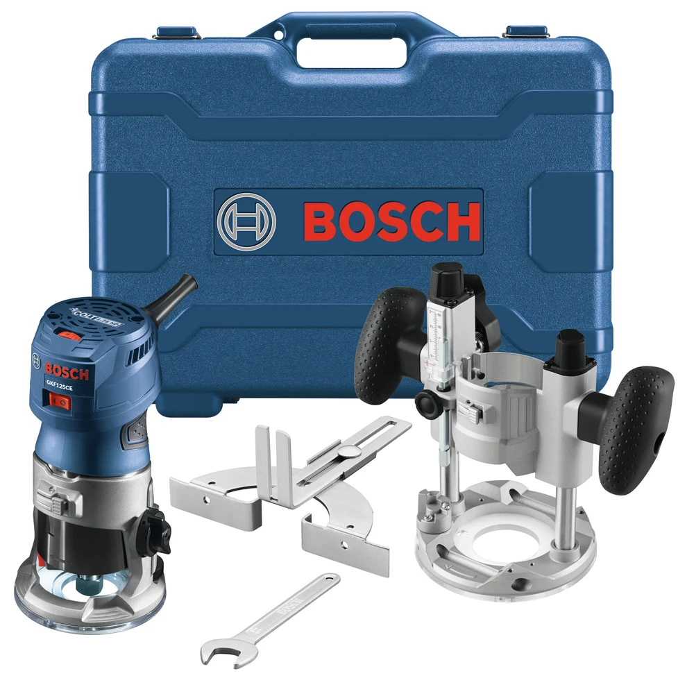 Cheapest ❤️ Bosch GKF125CEPK Colt 7 Amp 1.25 HP Variable-Speed Palm Router Combo Kit 🤩 1 Cheapest ❤️ Bosch GKF125CEPK Colt 7 Amp 1.25 HP Variable-Speed Palm Router Combo Kit 🤩