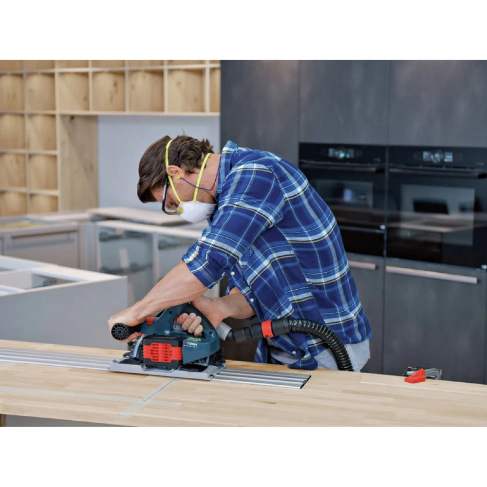 Outlet 👍 Bosch GKT18V-20GCL PROFACTOR 18V Cordless 5-1/2 In. Track Saw With BiTurbo Brushless Technology And Plunge Action (Tool Only) 😉 10 Outlet 👍 Bosch GKT18V-20GCL PROFACTOR 18V Cordless 5-1/2 In. Track Saw With BiTurbo Brushless Technology And Plunge Action (Tool Only) 😉 - Image 10