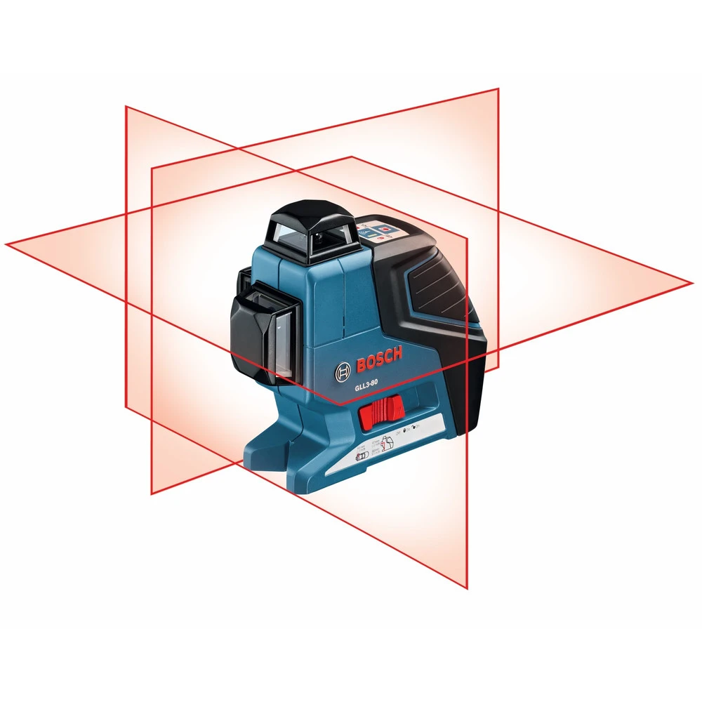 Discount ❤️ Bosch GLL 3-80 + LR2 3-Plane Leveling And Alignment Laser With Line Laser Receiver 😀 2 Discount ❤️ Bosch GLL 3-80 + LR2 3-Plane Leveling And Alignment Laser With Line Laser Receiver 😀 - Image 2