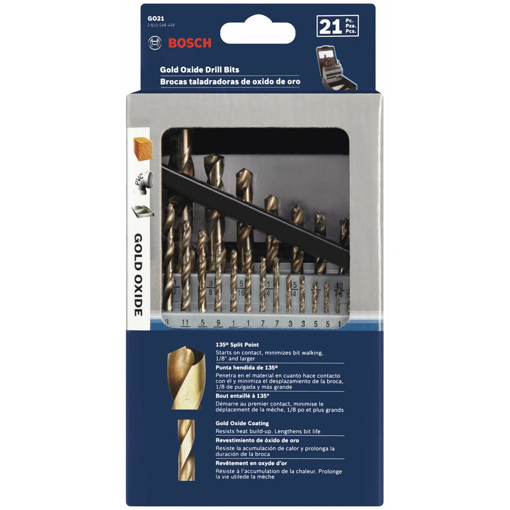 Best Pirce ✔️ Bosch GO29 29-Piece Gold Oxide Drill Bit Set ❤️ 3 Best Pirce ✔️ Bosch GO29 29-Piece Gold Oxide Drill Bit Set ❤️ - Image 3