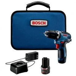 Hot Sale โค๏ธ Bosch GSR12V-300B22 12V Max EC Brushless Lithium-Ion 3/8 In. Cordless Drill Driver Kit (2 Ah) ๐