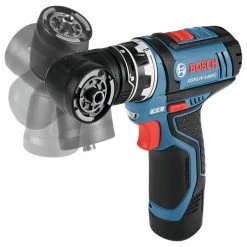 Best Sale 💯 Bosch GSR12V-140FCB22 12V Max Lithium-Ion FlexiClick 5-in-1 1/4 In. Cordless Drill Driver System Kit (2 Ah) 🎉 -Bosch Store bshngsr12v140fcb g