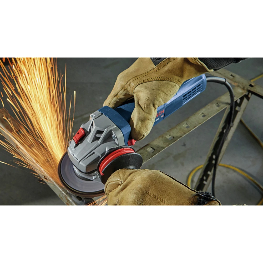 Hot Sale 🎁 Bosch GWS10-450 120V 10 Amp Compact 4-1/2 In. Corded Ergonomic Angle Grinder 😍 5 Hot Sale 🎁 Bosch GWS10-450 120V 10 Amp Compact 4-1/2 In. Corded Ergonomic Angle Grinder 😍 - Image 5