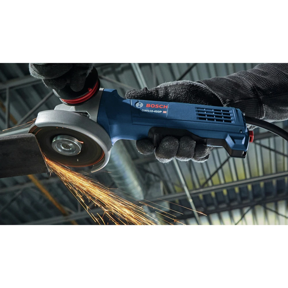 Brand new 🎉 Bosch GWS10-450P 120V 10 Amp Compact 4-1/2 In. Corded Ergonomic Angle Grinder With Paddle Switch 😀 7 Brand new 🎉 Bosch GWS10-450P 120V 10 Amp Compact 4-1/2 In. Corded Ergonomic Angle Grinder With Paddle Switch 😀 - Image 7