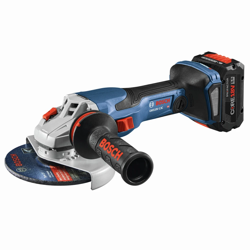 Discount 🔥 Bosch GWS18V-13CB14 PROFACTOR 18V Cordless 5-6 In. Angle Grinder Kit With BiTurbo Brushless Technology Kit With (1) CORE18V 8.0 Ah PROFACTOR Performance Battery ⭐ 2 Discount 🔥 Bosch GWS18V-13CB14 PROFACTOR 18V Cordless 5-6 In. Angle Grinder Kit With BiTurbo Brushless Technology Kit With (1) CORE18V 8.0 Ah PROFACTOR Performance Battery ⭐ - Image 2