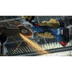 Coupon 😉 Bosch GWS18V-8N 18V Brushless Lithium-Ion 4-1/2 In. Cordless Angle Grinder With Slide Switch (Tool Only) 👏 -Bosch Store bshngws18v 8n f