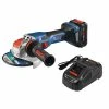 New 🔔 Bosch GWX18V-13CB14 PROFACTOR 18V Spitfire X-LOCK 5-6 In. Cordless Angle Grinder Kit With (1) CORE18V 8.0 Ah Performance Battery ❤️