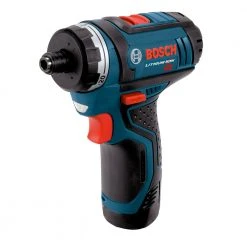 Best Sale π€© Bosch PS21-2A 12V Max Lithium-Ion 2-Speed 1/4 In. Cordless Pocket Driver Kit (2 Ah) π