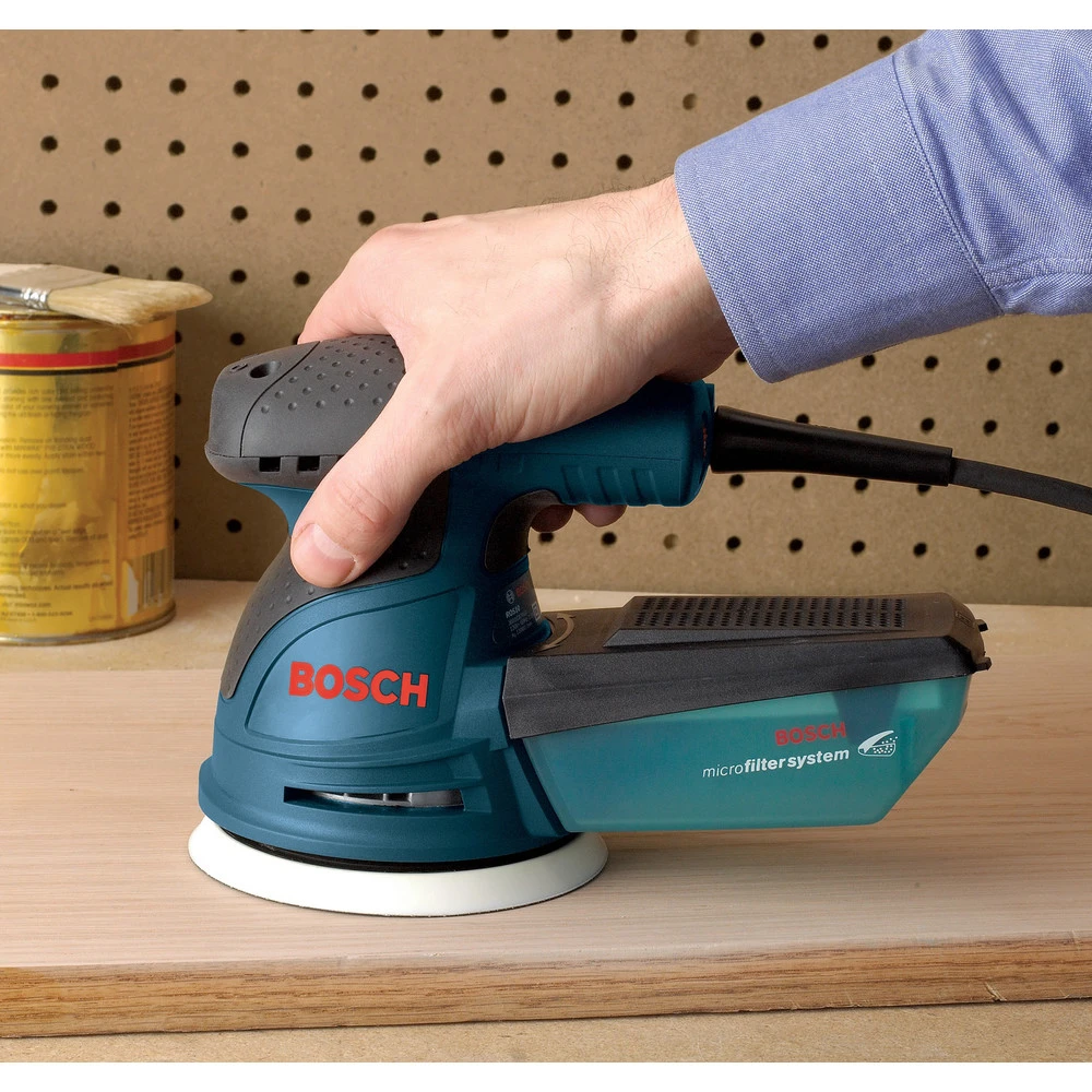 Buy 🔥 Bosch ROS20VSC 5 In. VS Palm Random Orbit Sander Kit With Canvas Carrying Bag ❤️ 2 Buy 🔥 Bosch ROS20VSC 5 In. VS Palm Random Orbit Sander Kit With Canvas Carrying Bag ❤️ - Image 2