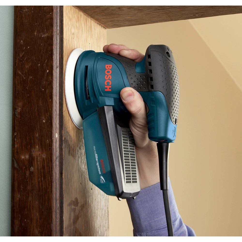 Buy 🔥 Bosch ROS20VSC 5 In. VS Palm Random Orbit Sander Kit With Canvas Carrying Bag ❤️ 4 Buy 🔥 Bosch ROS20VSC 5 In. VS Palm Random Orbit Sander Kit With Canvas Carrying Bag ❤️ - Image 4