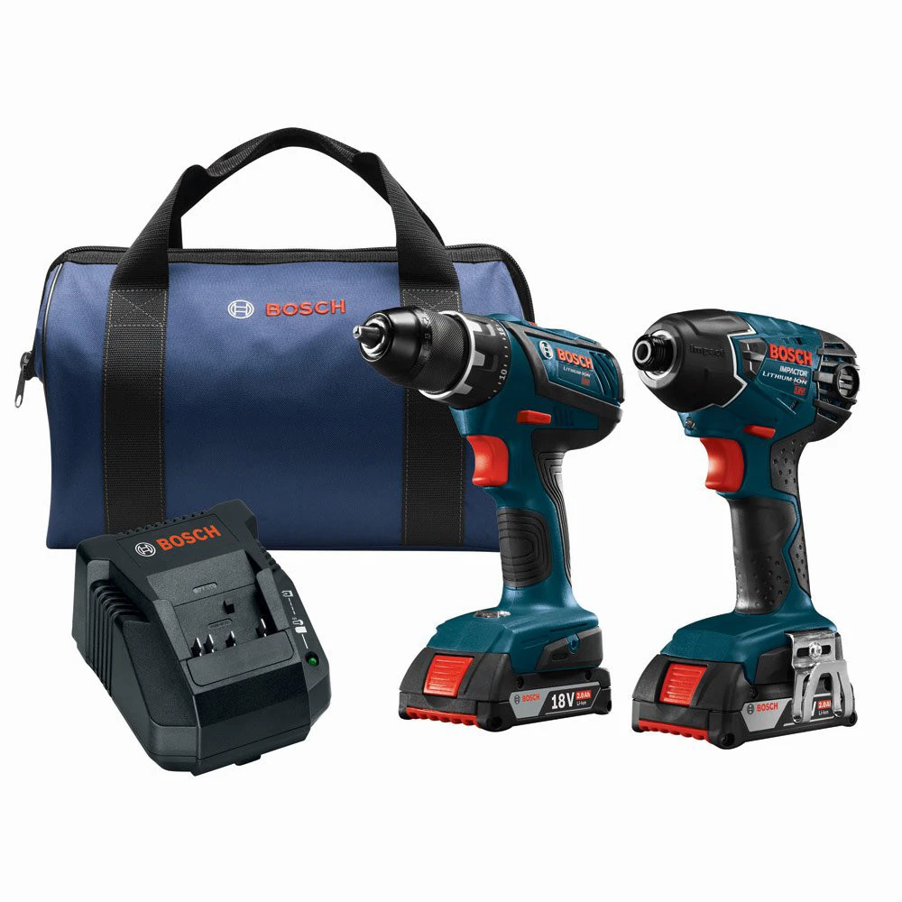 Discount ๐ Factory Reconditioned Bosch CLPK237A-181-RT 18V 4.0 Ah Cordless Lithium-Ion ๐จ Hammer Drill And Impact Driver Combo Kit ๐ 1 Discount ๐ Factory Reconditioned Bosch CLPK237A-181-RT 18V 4.0 Ah Cordless Lithium-Ion ๐จ Hammer Drill And Impact Driver Combo Kit ๐