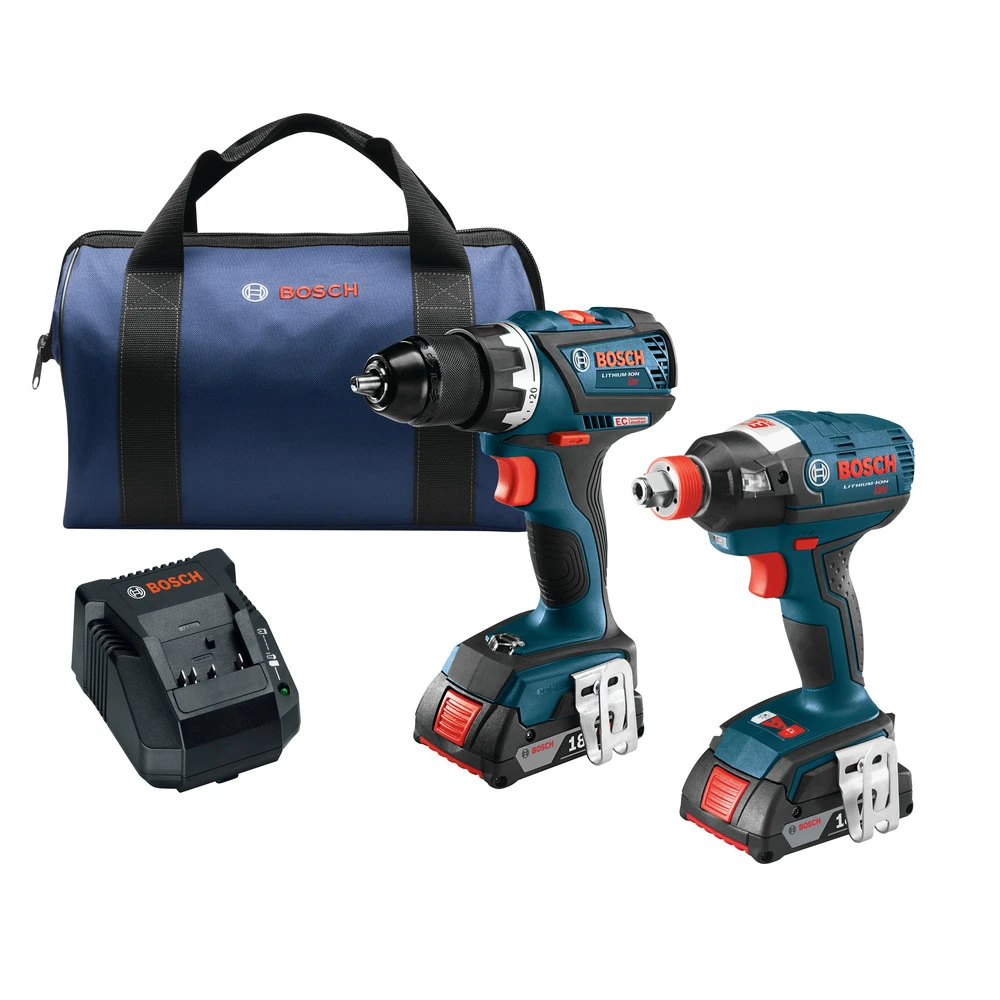 Brand new ๐ฅ Factory Reconditioned Bosch CLPK238-181-RT 18V 2.0 Ah Cordless Lithium-Ion EC Brushless Impact Driver And Drill Driver Combo Kit โ 1 Brand new ๐ฅ Factory Reconditioned Bosch CLPK238-181-RT 18V 2.0 Ah Cordless Lithium-Ion EC Brushless Impact Driver And Drill Driver Combo Kit โ