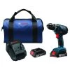 New 👏 Factory Reconditioned Bosch DDS181A-02-RT 18V Lithium-Ion Compact Tough 1/2 In. Cordless Drill Driver Kit (2 Ah) 🎉