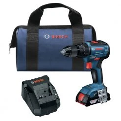 Hot Sale ๐ Factory Reconditioned Bosch GSB18V-490B12-RT 18V EC Brushless Lithium-Ion 1/2 In. Cordless ๐จ Hammer Drill Driver Kit (2 Ah) ๐