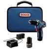 Best deal ❤️ Factory Reconditioned Bosch GSR12V-300B22-RT 12V Max EC Brushless Lithium-Ion 3/8 In. Cordless Drill Driver Kit (2 Ah) 🥰