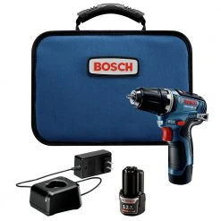 Best deal โค๏ธ Factory Reconditioned Bosch GSR12V-300B22-RT 12V Max EC Brushless Lithium-Ion 3/8 In. Cordless Drill Driver Kit (2 Ah) ๐ฅฐ