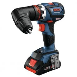 New 🎉 Factory Reconditioned Bosch GSR18V-535FCB15-RT 18V EC Brushless Connected-Ready Flexiclick 5-in-1 Cordless Drill Driver System Kit (4 Ah) 😉 21 New 🎉 Factory Reconditioned Bosch GSR18V-535FCB15-RT 18V EC Brushless Connected-Ready Flexiclick 5-in-1 Cordless Drill Driver System Kit (4 Ah) 😉 -Bosch Store bshrgsr18v 535fcb15 rt f
