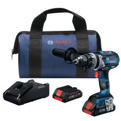 Flash Sale ๐งจ Factory Reconditioned Bosch GSR18V-755CB25-RT 18V Brushless EC Connected Ready, Brute Tough Lithium-Ion 1/2 In. Cordless Drill Driver Kit With 2 Compact Batteries (4.0 Ah) ๐