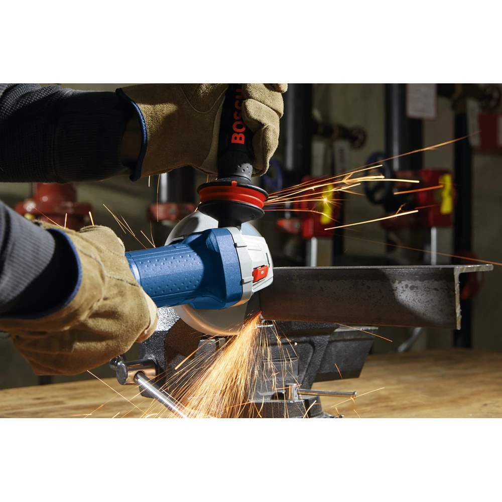 Hot Sale 🤩 Factory Reconditioned Bosch GWS10-45E-RT 120V 10 Amp Ergonomic 4-1/2 In. Angle Grinder 🔔 5 Hot Sale 🤩 Factory Reconditioned Bosch GWS10-45E-RT 120V 10 Amp Ergonomic 4-1/2 In. Angle Grinder 🔔 - Image 5
