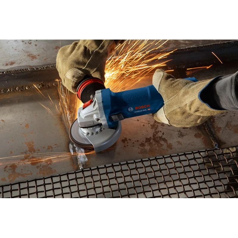Hot Sale 🤩 Factory Reconditioned Bosch GWS10-45E-RT 120V 10 Amp Ergonomic 4-1/2 In. Angle Grinder 🔔 6 Hot Sale 🤩 Factory Reconditioned Bosch GWS10-45E-RT 120V 10 Amp Ergonomic 4-1/2 In. Angle Grinder 🔔 - Image 6