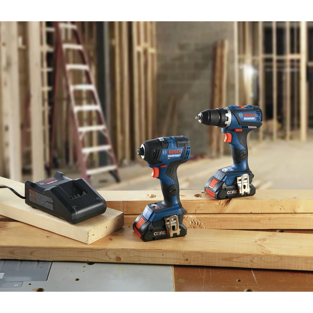 Best Pirce π Factory Reconditioned Bosch GXL18V-238B25-RT 18V Compact Tough Connected-Ready EC Brushless Lithium-Ion 1/2 In. Cordless Drill Driver / 1/4 In. Hex Impact Driver Combo Kit With 2 Batteries (4 Ah) π₯° 6 Best Pirce π Factory Reconditioned Bosch GXL18V-238B25-RT 18V Compact Tough Connected-Ready EC Brushless Lithium-Ion 1/2 In. Cordless Drill Driver / 1/4 In. Hex Impact Driver Combo Kit With 2 Batteries (4 Ah) π₯° - Image 6