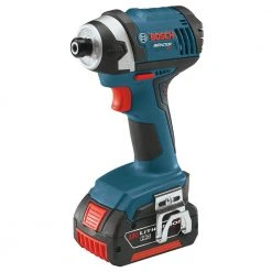 Best Sale ๐ Factory Reconditioned Bosch IDS181-01-RT 18V Compact Tough 1/4 In. Hex Impact Driver With 2 HC FatPack Lithium-Ion Batteries ๐