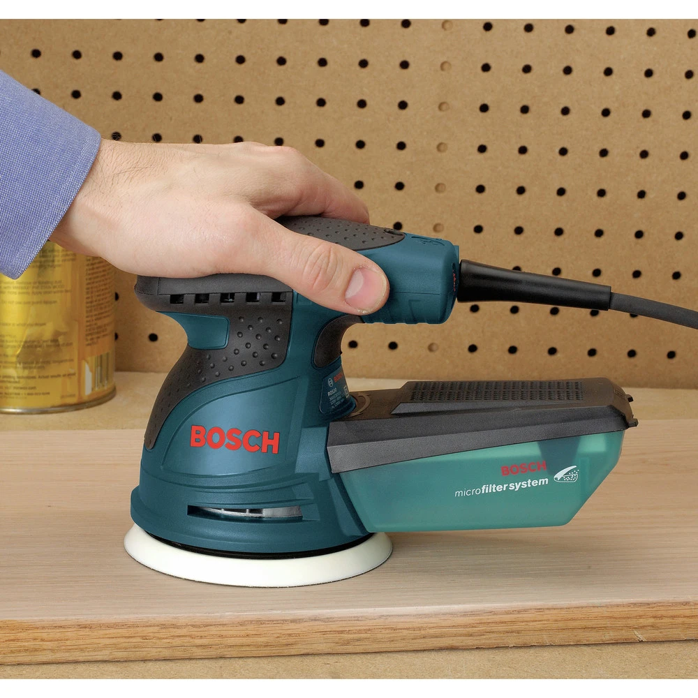 Best Sale ✨ Factory Reconditioned Bosch ROS10-RT 5 In. Random Orbit Palm Sander ⭐ 5 Best Sale ✨ Factory Reconditioned Bosch ROS10-RT 5 In. Random Orbit Palm Sander ⭐ - Image 5